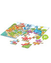 Frank - Multi coloured Dinosaurs Floor Puzzle 24 Pcs 
